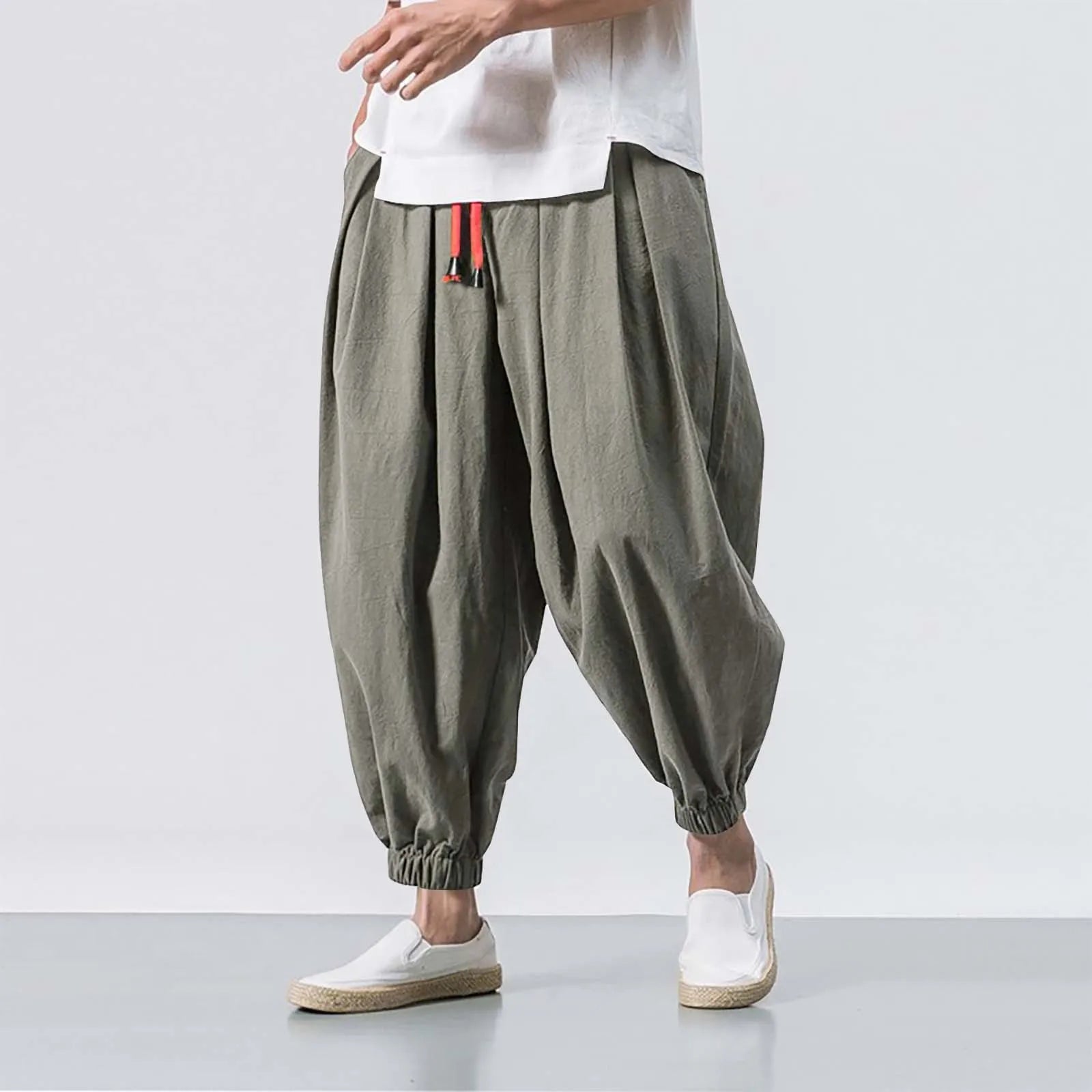 Men's Harajuku Harem Baggy Wide-Leg Pants