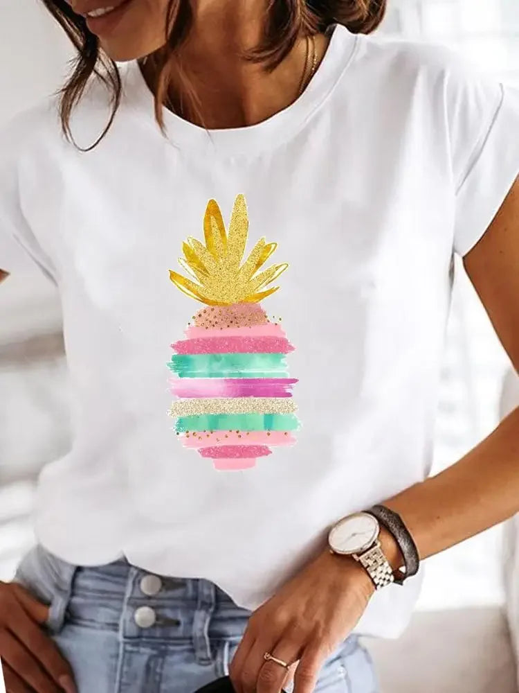 Women's Love Print Casual T-Shirt