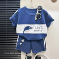 Toddler Striped T-Shirt & Shorts Lounge Set