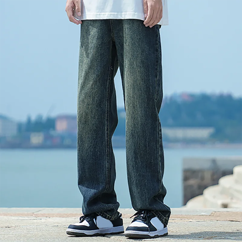 Men's American Retro Y2K Baggy Denim Jeans