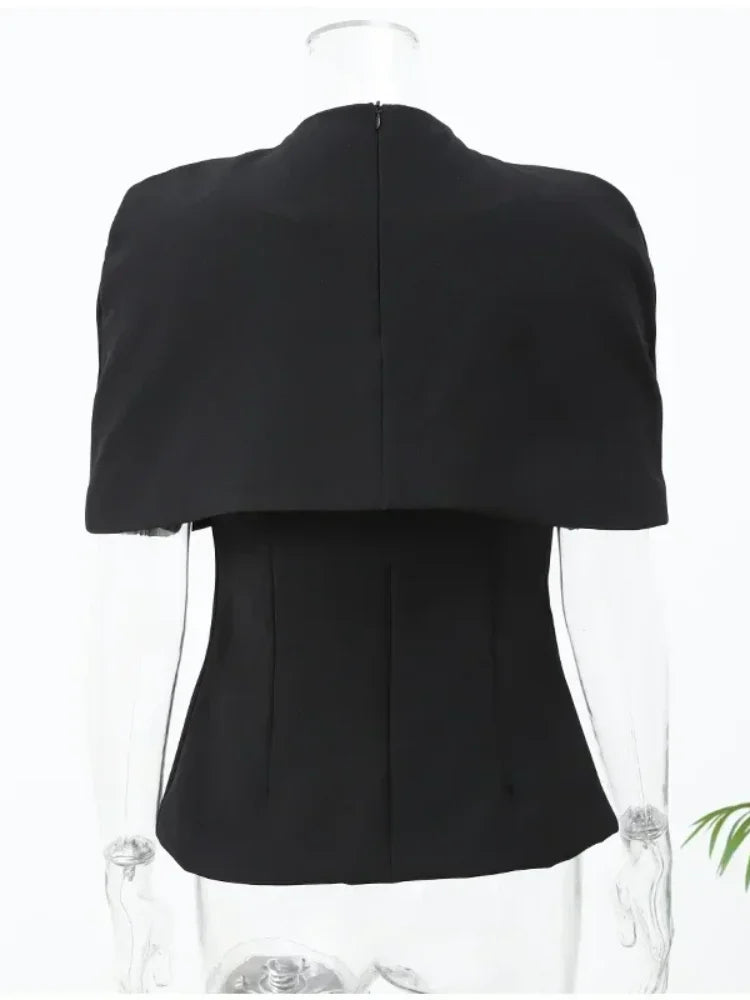Women's Turtleneck Cloak Top