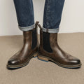 Men's Retro Leather Chelsea Boots