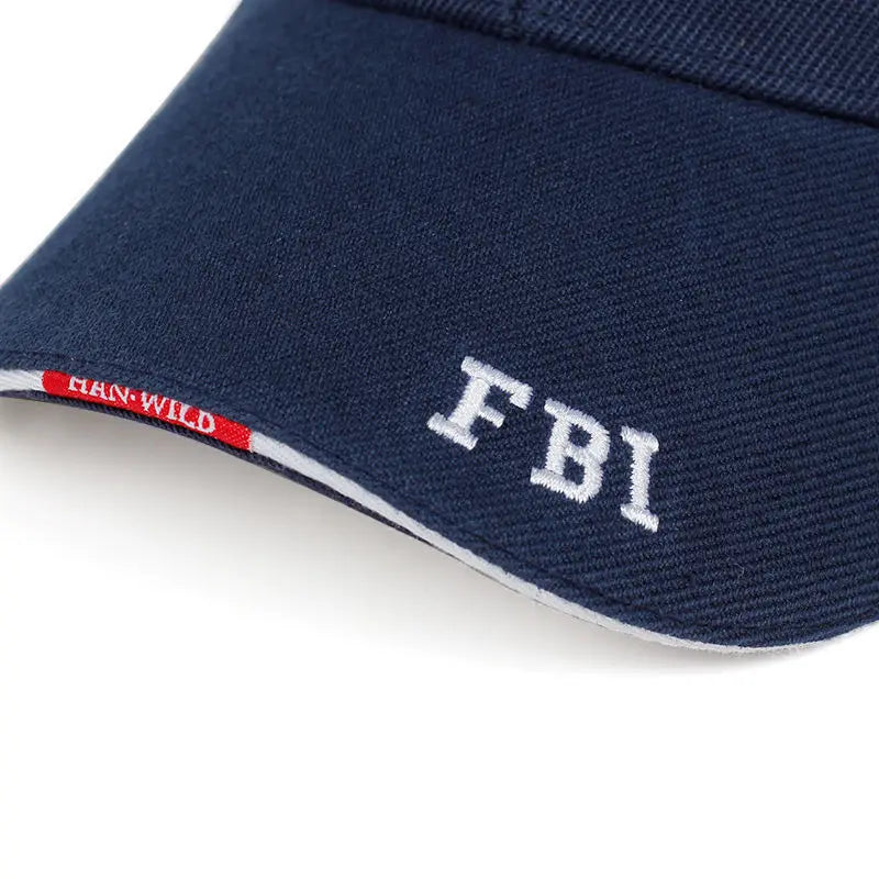 Letter-Embroidered Snapback Cap