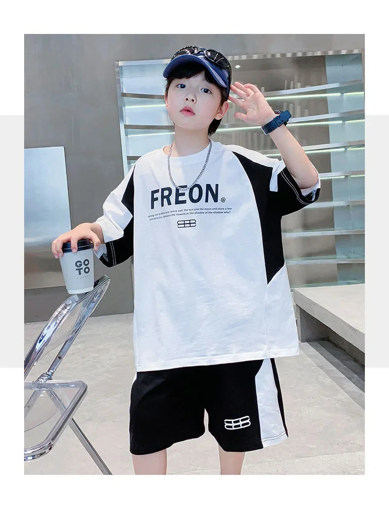 Boys' Sports Short-Sleeve Summer Set