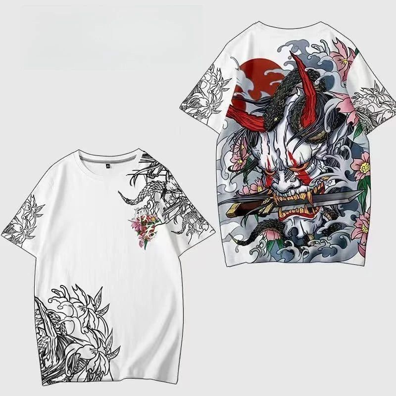Men's Ghost 3D Print Streetwear Harajuku T-Shirt