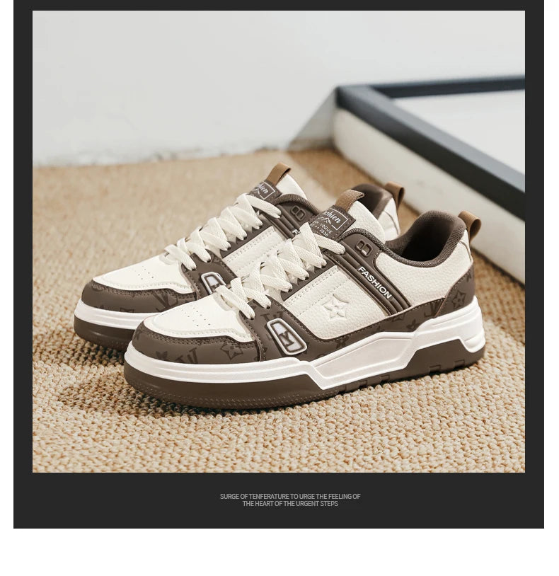 Men's Street Style Platform Skate Sneakers