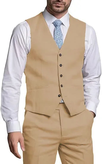 Men's Vest & Pants Suit Set