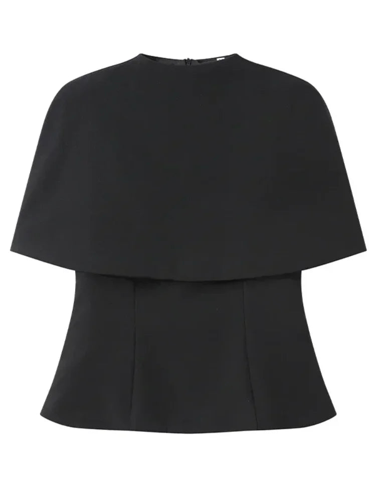 Women's Turtleneck Cloak Top