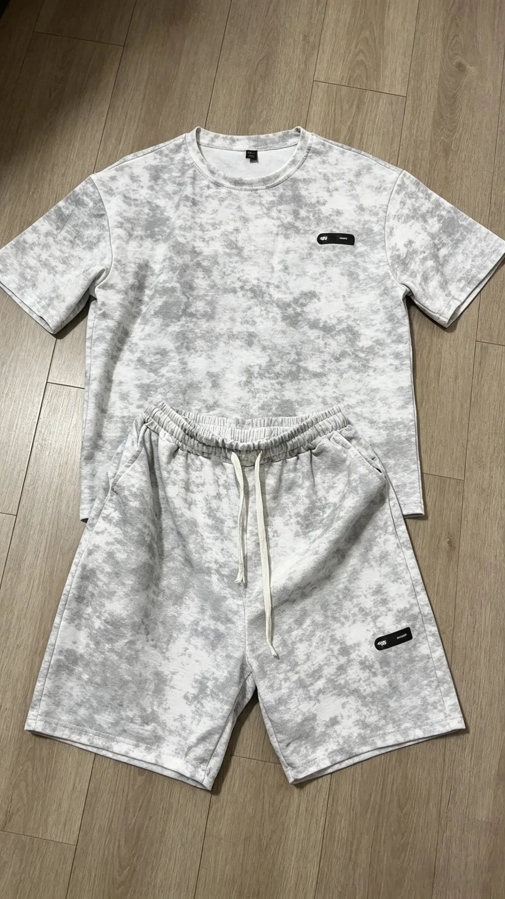 Men's Tie-Dye T-Shirt & Shorts Co-Ord Set