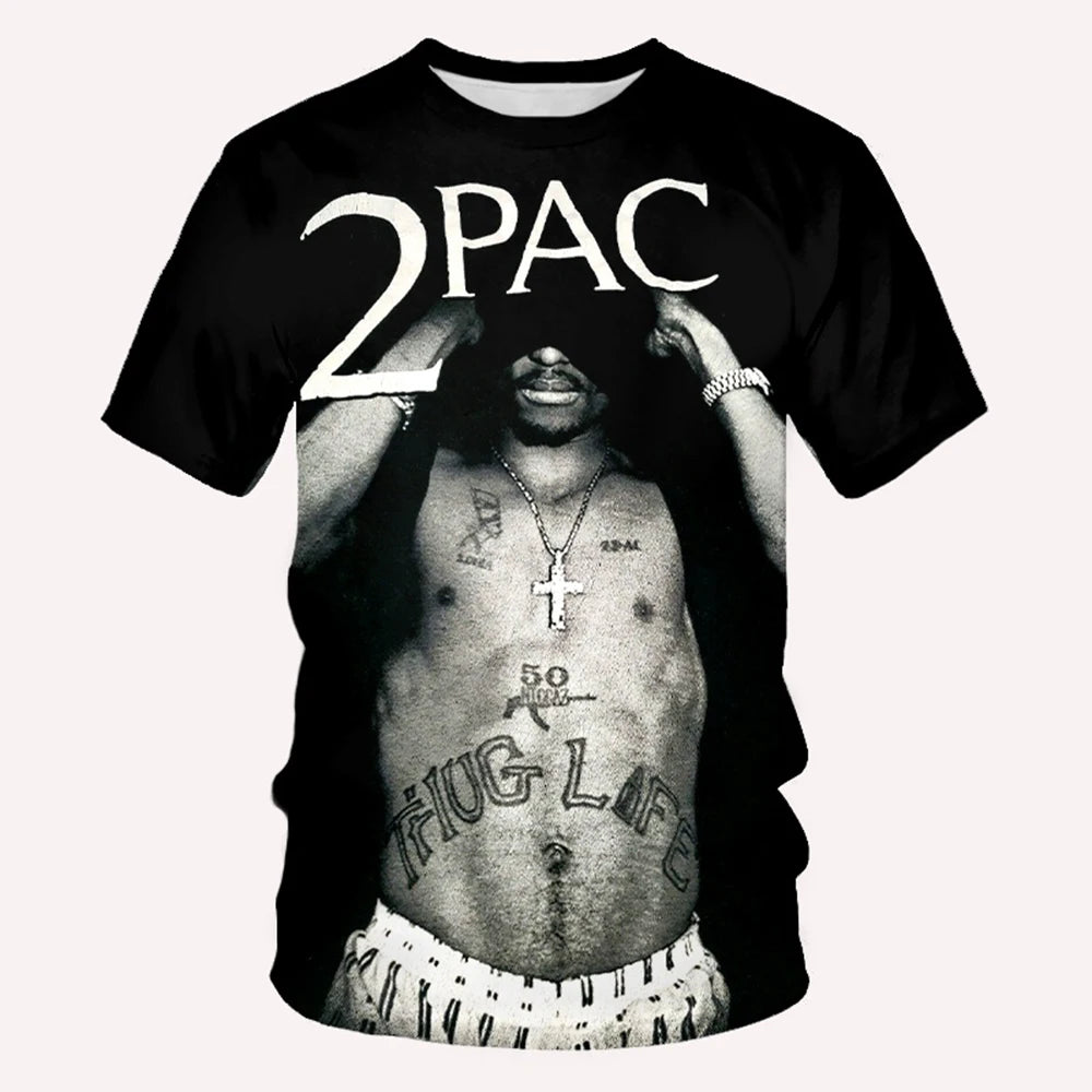 Unisex Hip-Hop 3D Print Cool T-Shirt