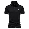New Alopeson 100% Cotton Embroidery Polo Shirt