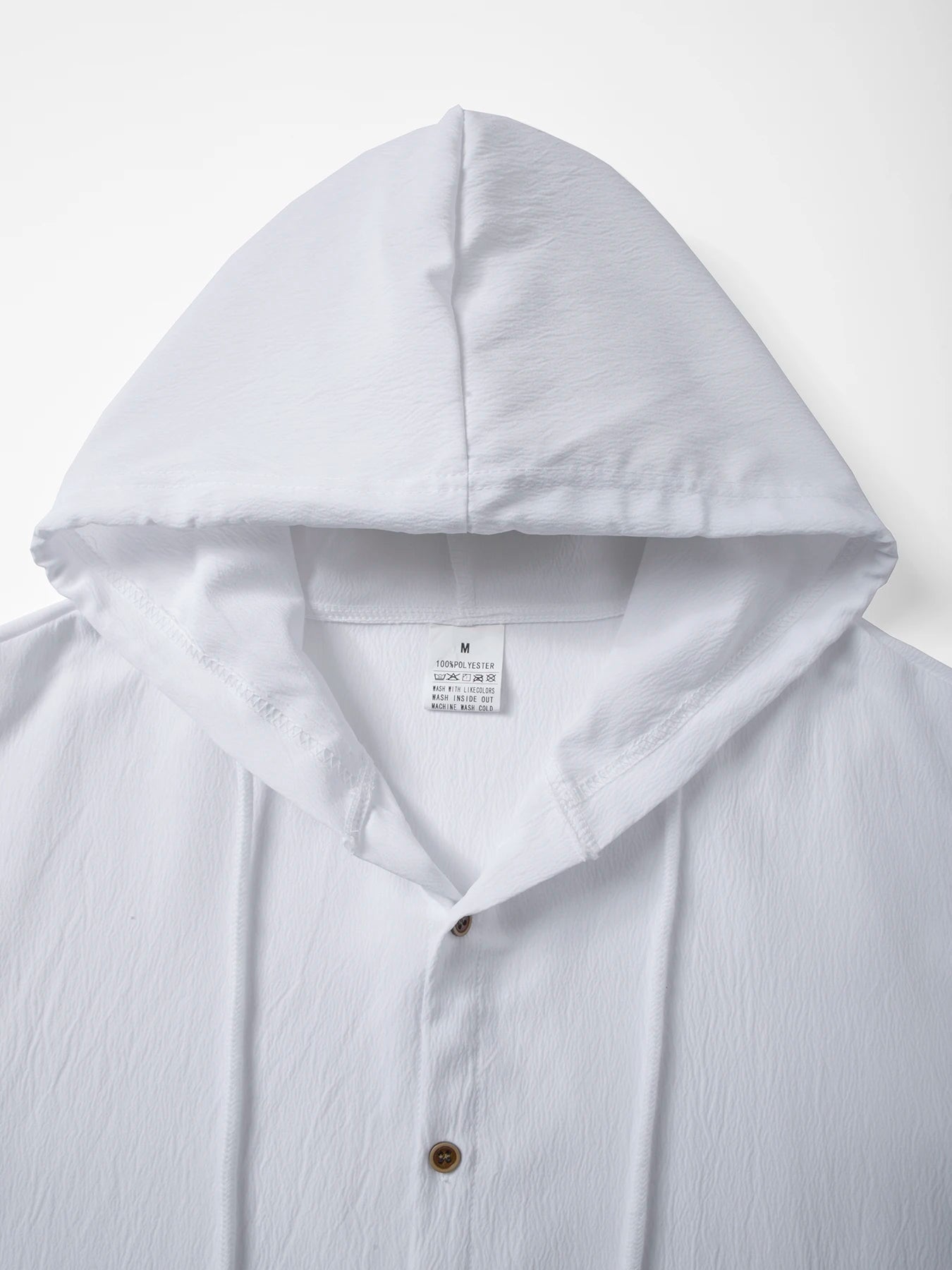 Men's Hooded Linen Beach Shirt