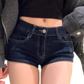 Women's Skinny Denim Shorts