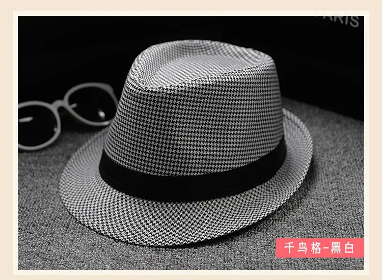 Unisex Vintage Fedora Panama Hat