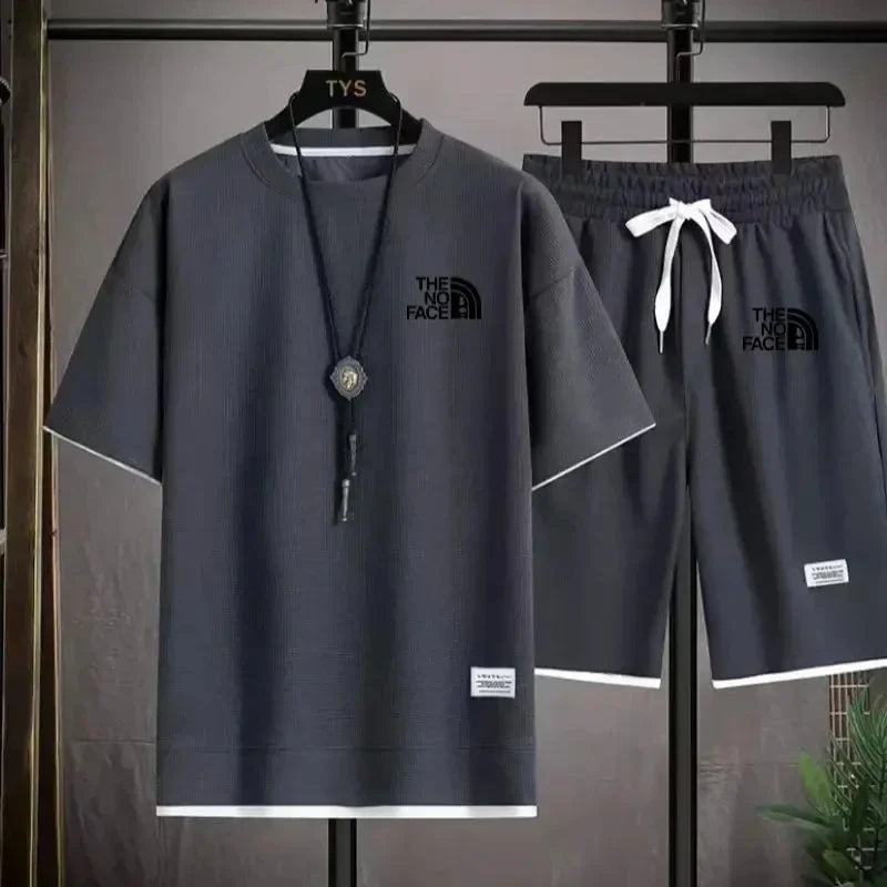 Men's Casual T-Shirt & Shorts Jogging Set
