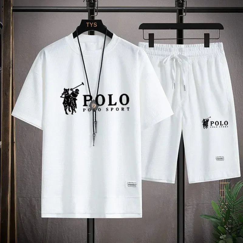 Men's Fitness T-Shirt & Shorts Jogging Set