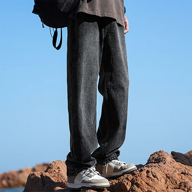 Men's American Retro Y2K Baggy Denim Jeans