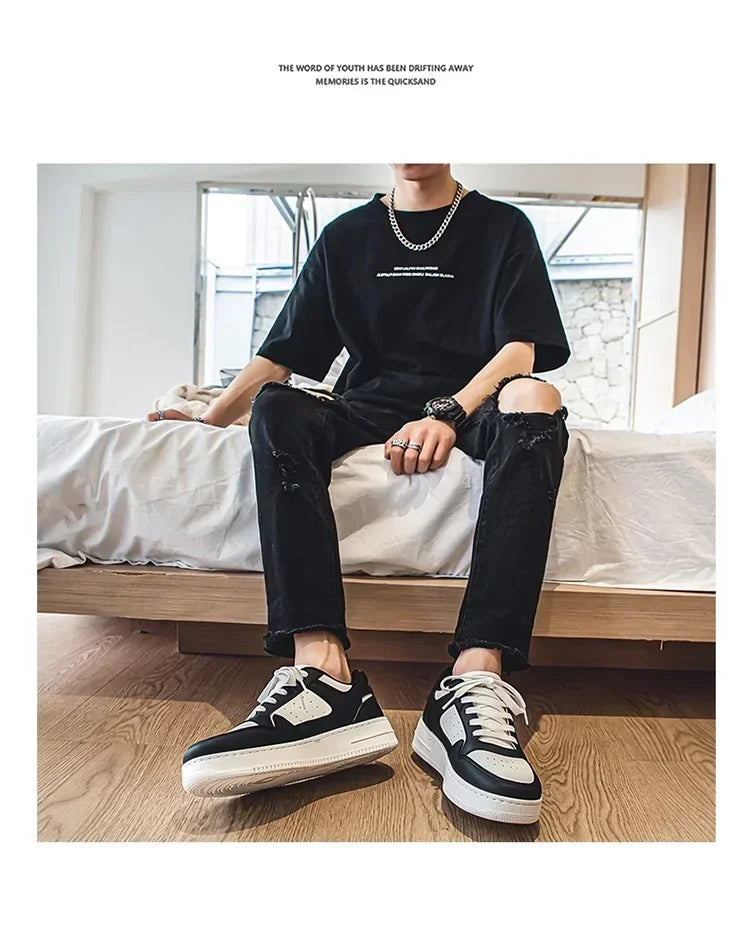 Men's Campus Lace-Up Sport Sneakers