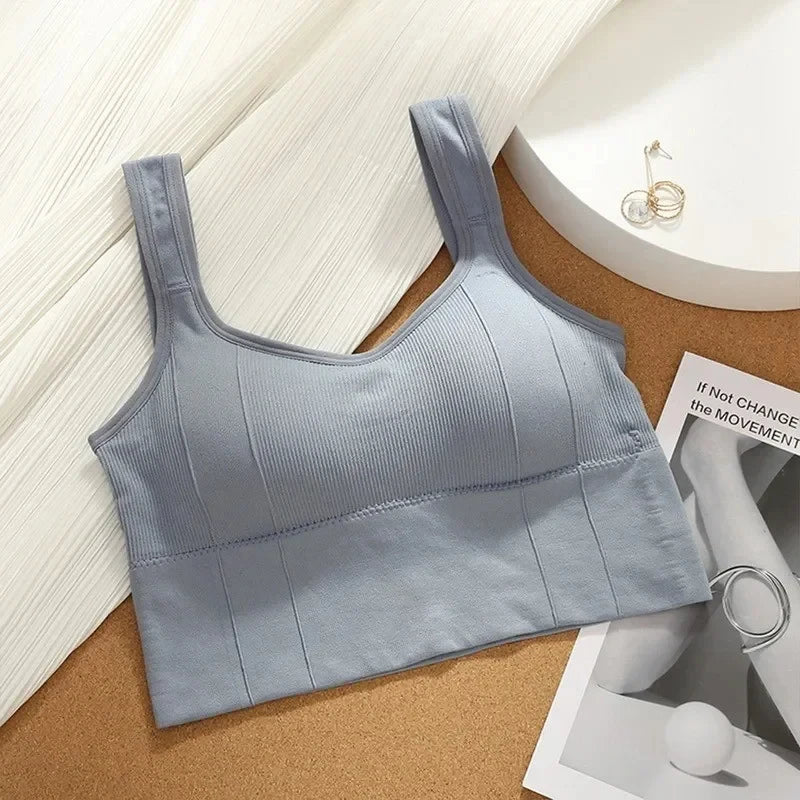 Women's Seamless Push-Up Sports Bra