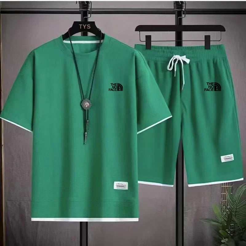 Men's Casual T-Shirt & Shorts Jogging Set