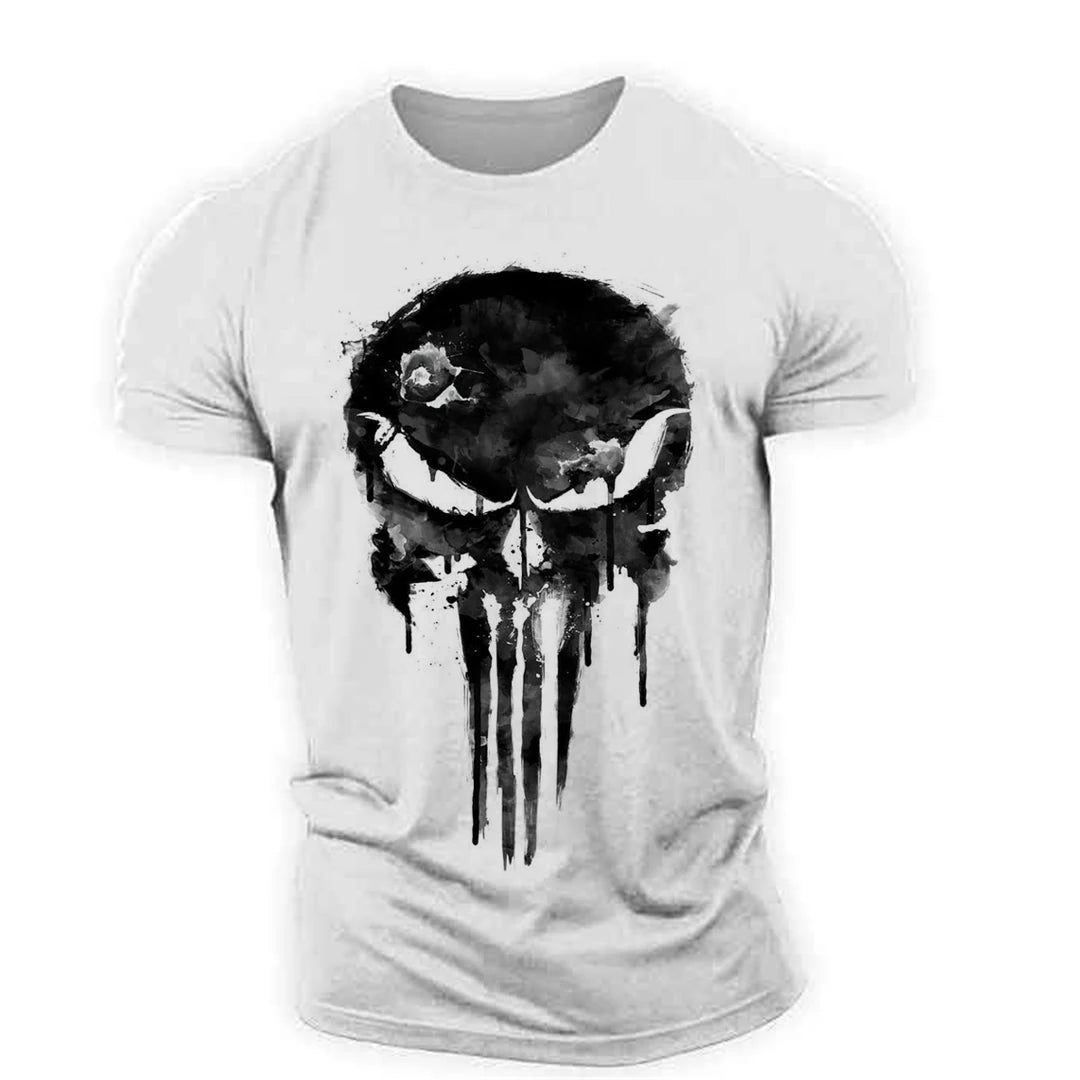 Men's Retro Sparta 3D Print Oversized T-Shirt