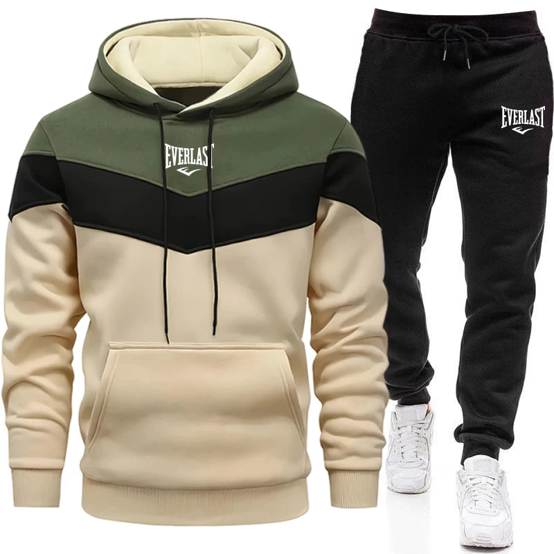 Men's Hoodie & Sweatpants Jogger Tracksuit