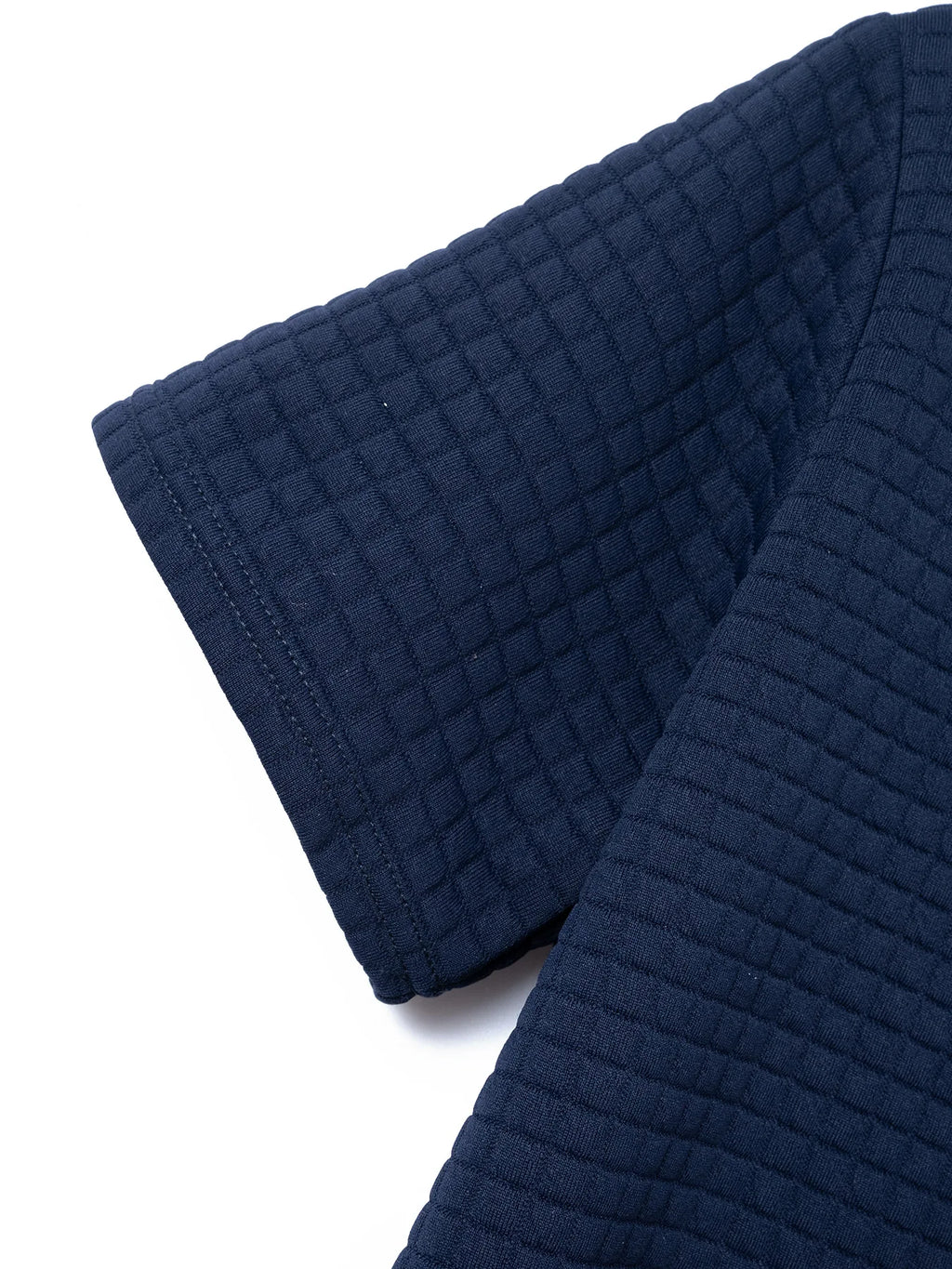 Men's Jacquard Pattern Polo Shirt