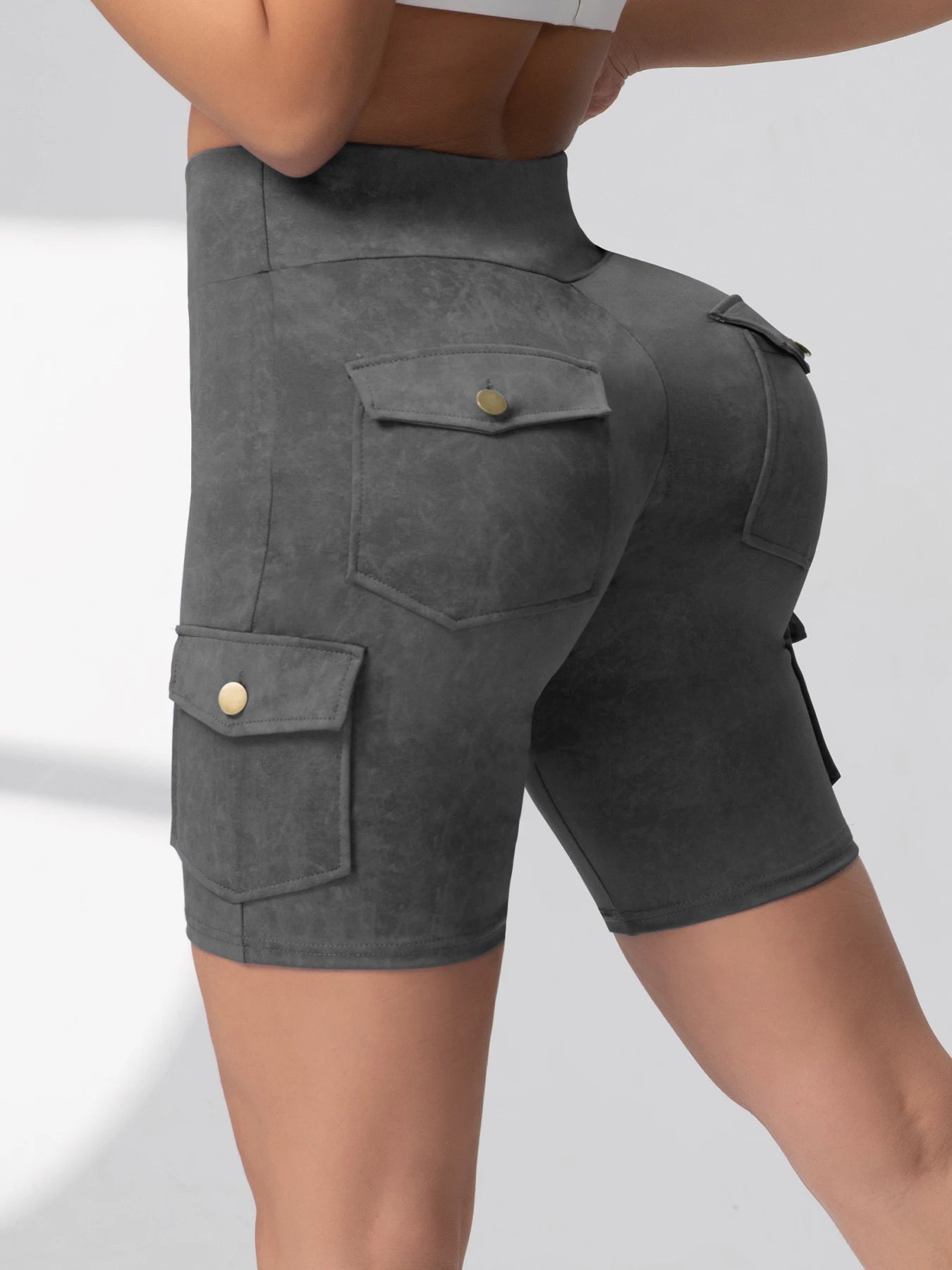 Women's Camo Butt-Lifting Workout Shorts