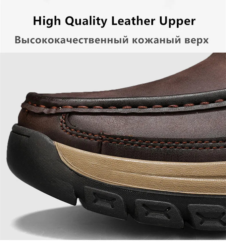 Men's Slip-On Genuine Leather Casual Shoes