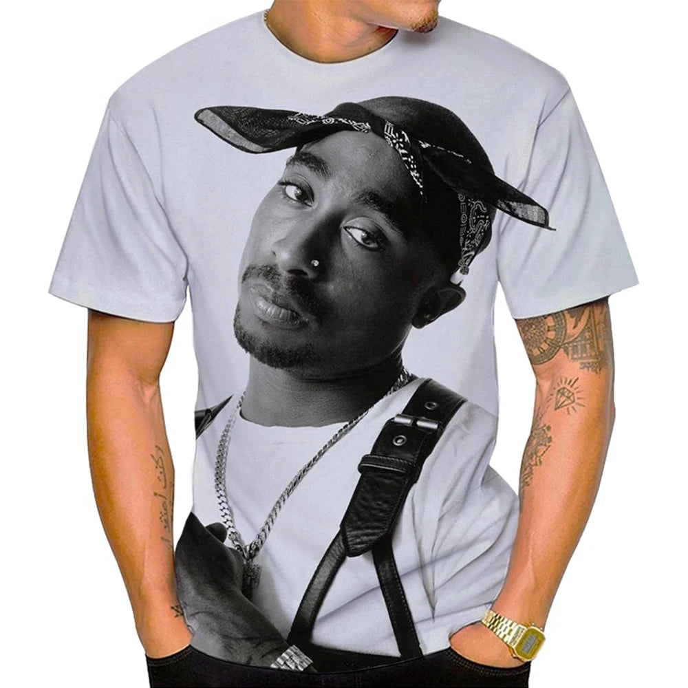 Unisex 3D Creative Print Short-Sleeve T-Shirt