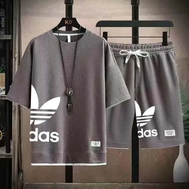 Men's Basketball T-Shirt & Shorts Sports Set