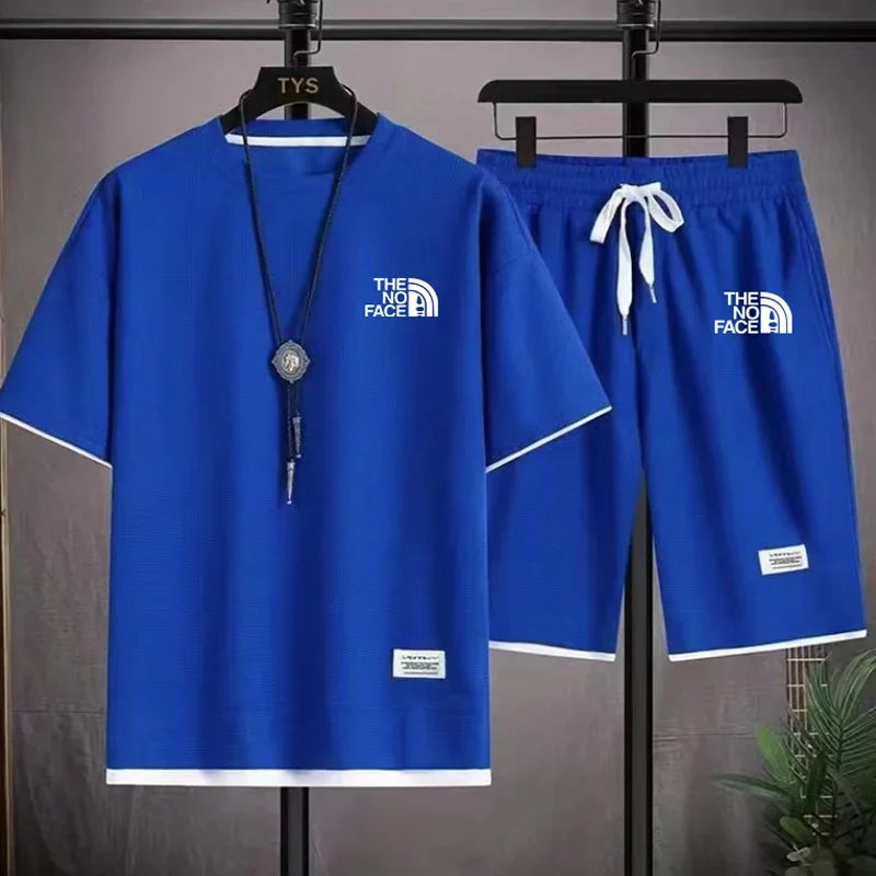 Men's Casual T-Shirt & Shorts Jogging Set
