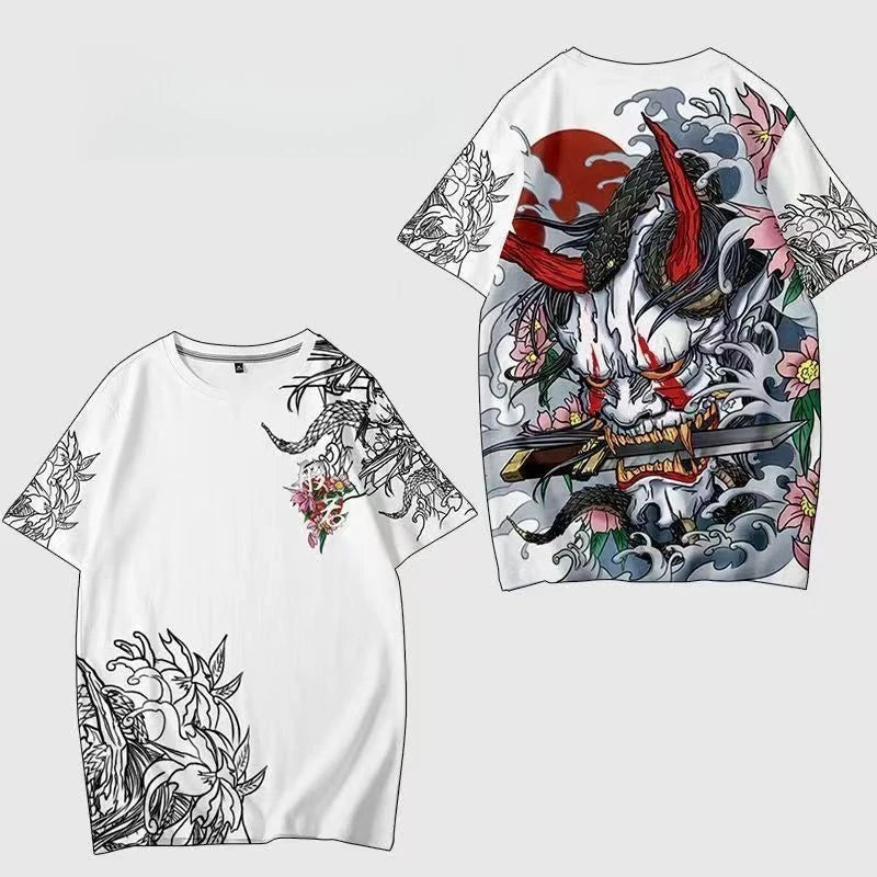 Men's Ghost 3D Print Streetwear Harajuku T-Shirt