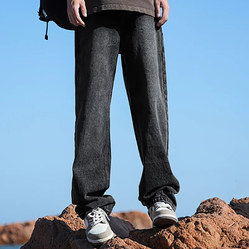 Men's American Retro Y2K Baggy Denim Jeans