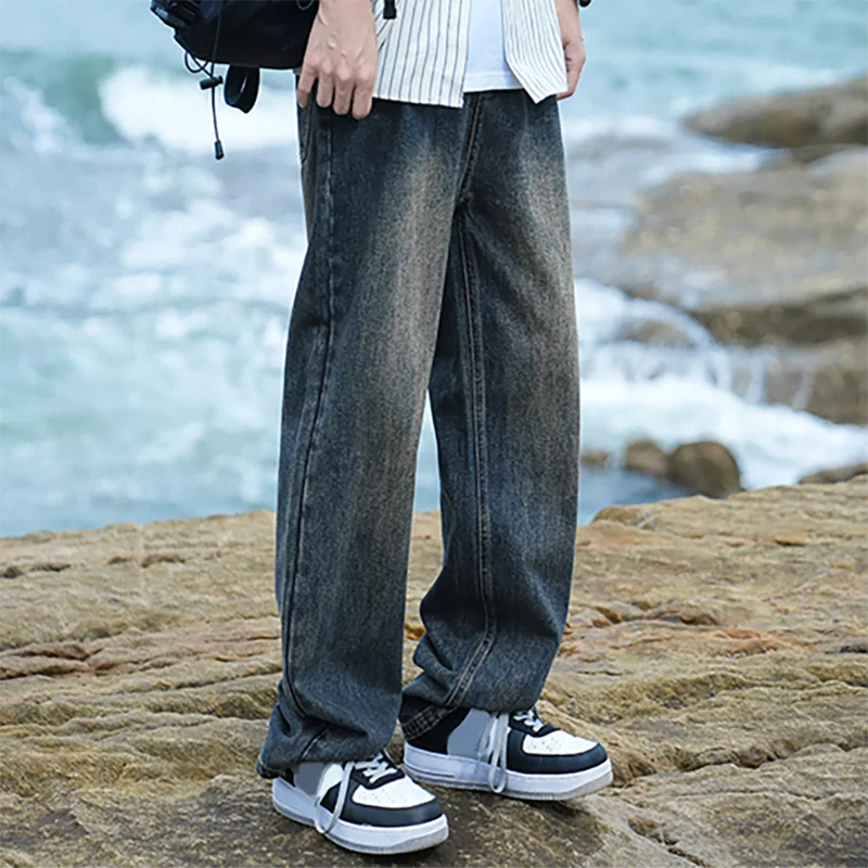 Men's American Retro Y2K Baggy Denim Jeans