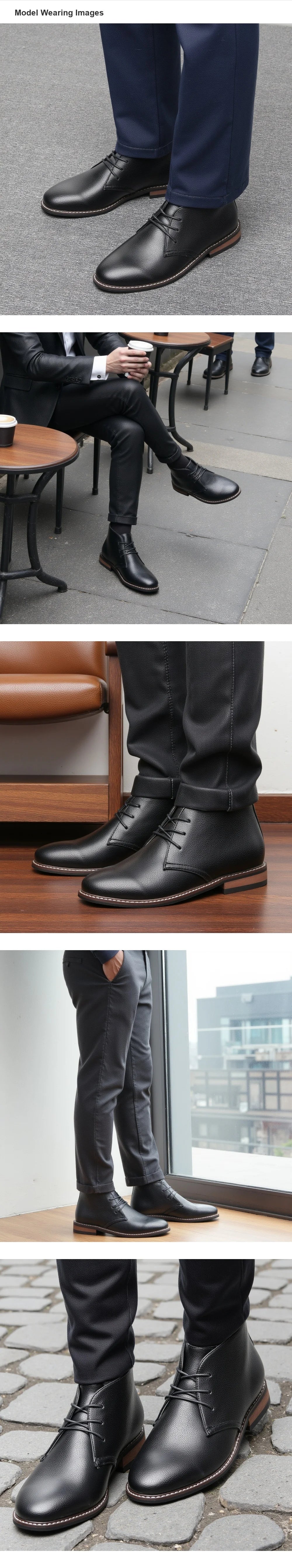 Men's Retro Casual Lace-Up Desert Boots