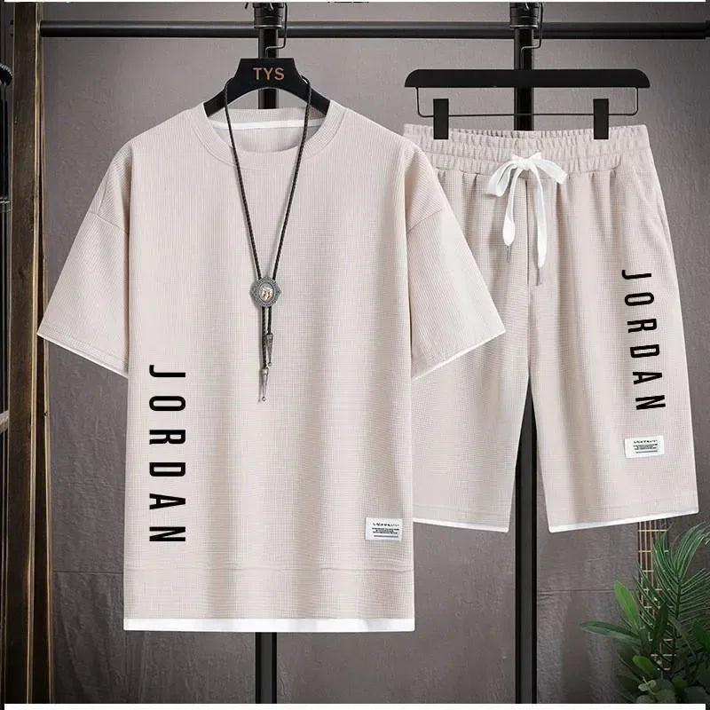 Men's Quick-Dry Basketball T-Shirt & Shorts Set