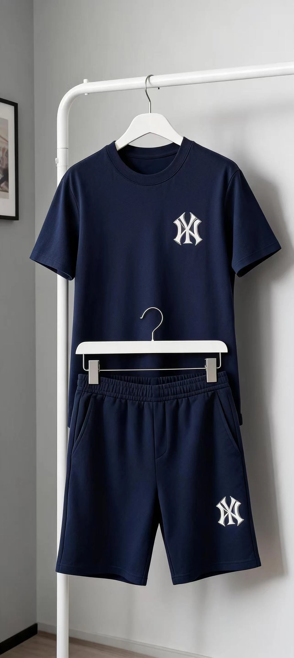 Men's Printed T-Shirt & Pants Sports Set