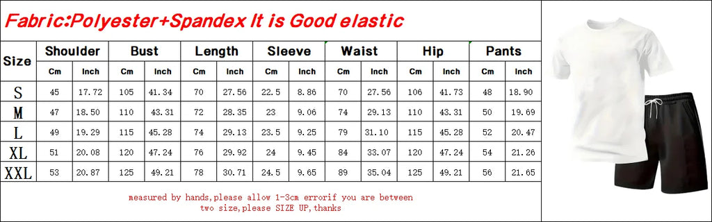 Men's Quick-Dry Fitness T-Shirt & Shorts Set