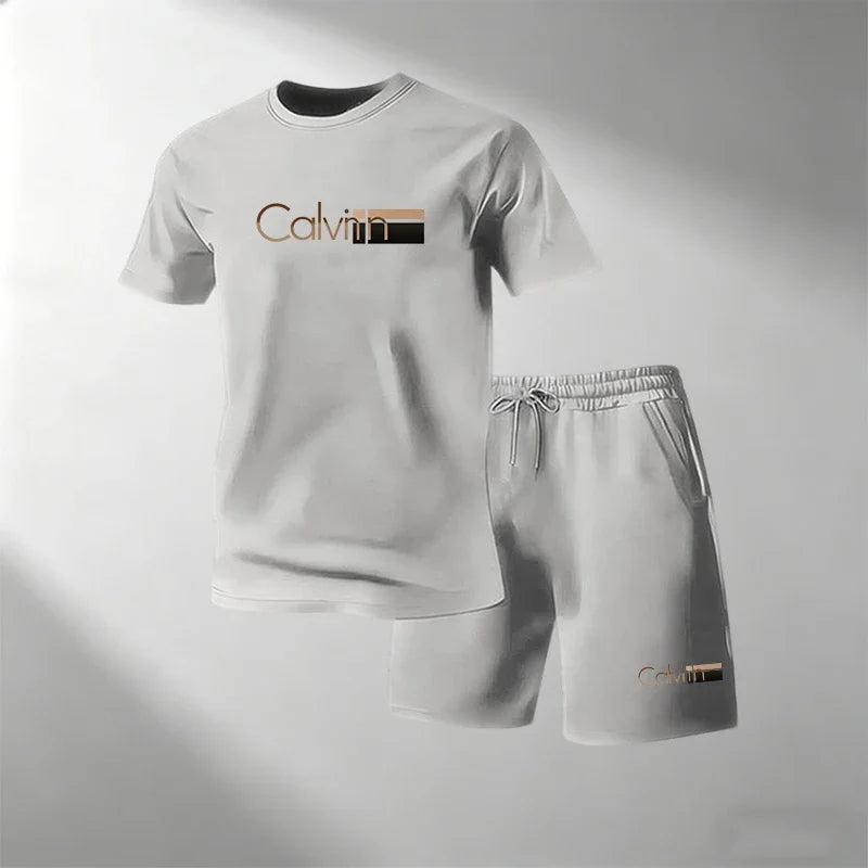 Men's Quick-Dry Fitness T-Shirt & Shorts Set