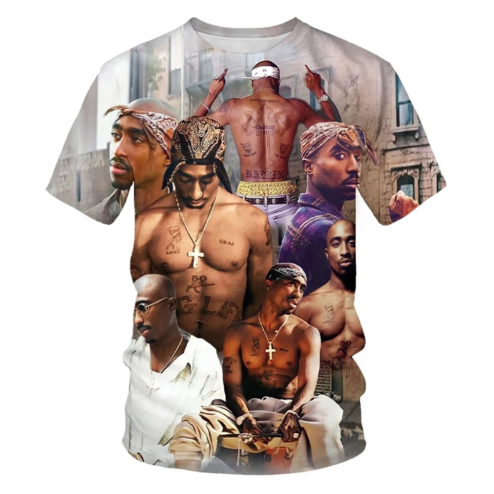 Unisex Hip-Hop Novel 3D Print Casual T-Shirt