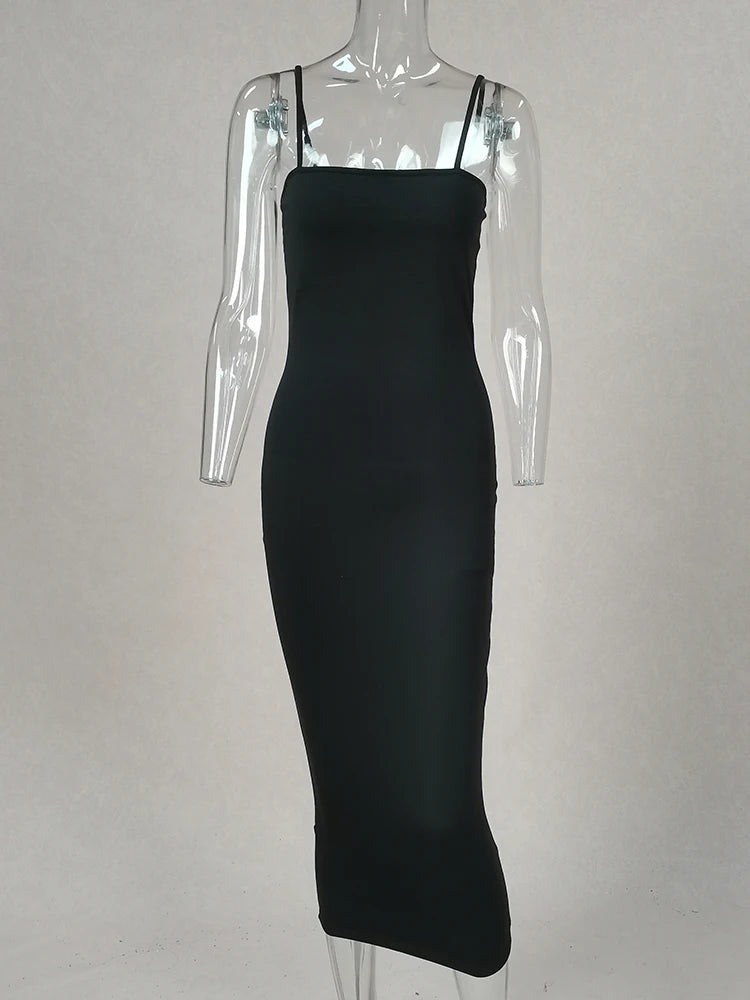 Women's Backless Sling Maxi Dress