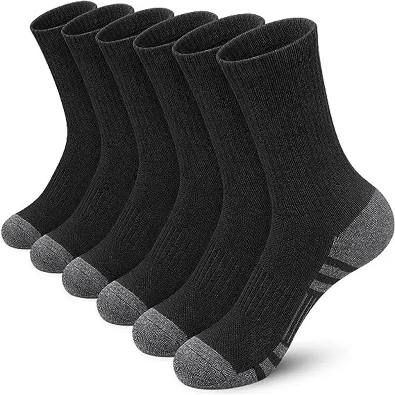 Men's Performance Crew Socks (6 or 12 Pairs)