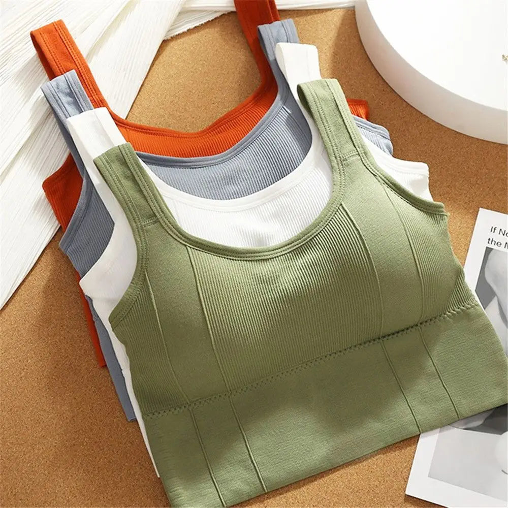 Women's Seamless Push-Up Sports Bra