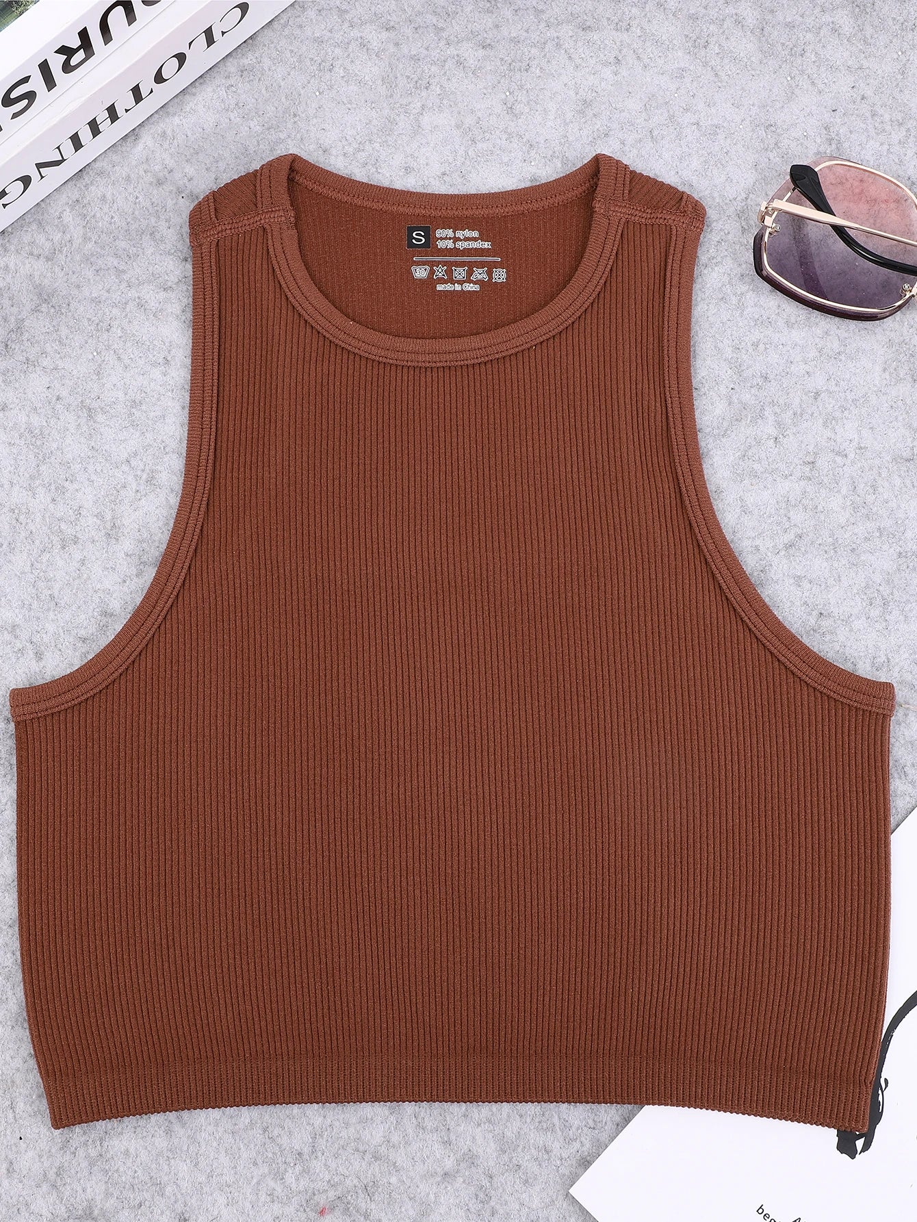 Women's Ribbed Yoga Vest