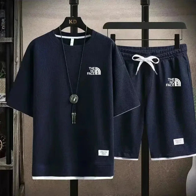 Men's Casual T-Shirt & Shorts Jogging Set