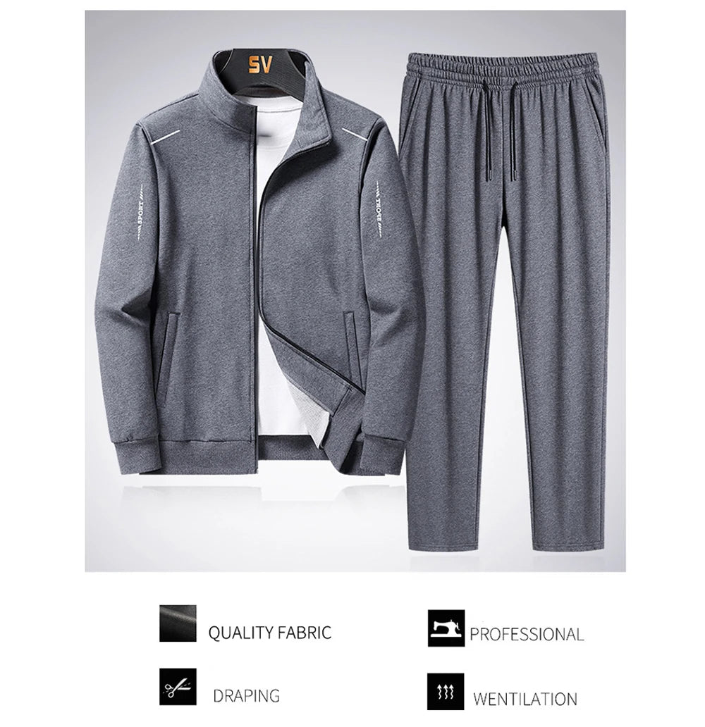 Men's Sweatshirt & Sweatpants Tracksuit Set