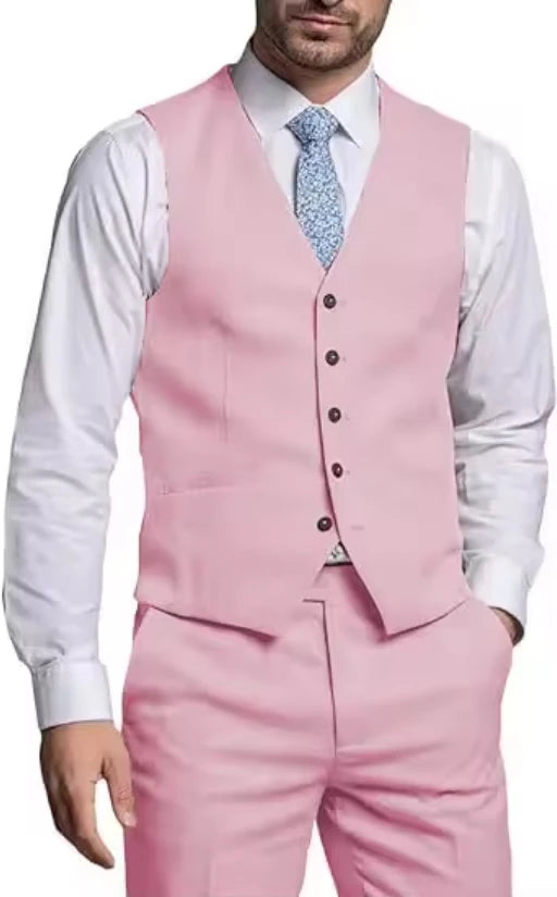 Men's Vest & Pants Suit Set