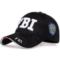 Letter-Embroidered Snapback Cap