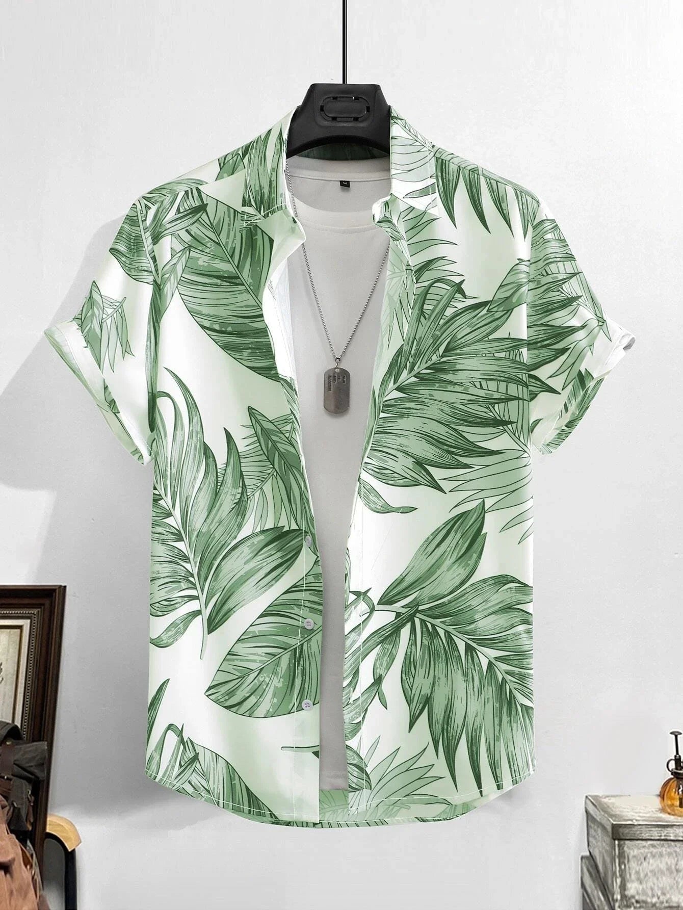 Men's Hawaiian Print Casual Shirt